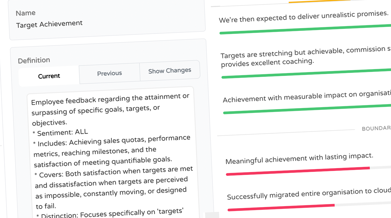Training the platform's theme banks on a customer's own language